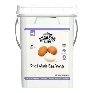 imageAugason Farms Pasteurized Scrambled Egg Mix Can Emergency Food Supply Everyday Meals 57 ServingsWhole Egg Product  11 Lbs