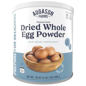 imageAugason Farms Pasteurized Scrambled Egg Mix Can Emergency Food Supply Everyday Meals 57 ServingsWhole Egg Product