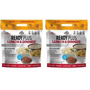 imageAugason Farms READY PLUS Lunch and Dinner Emergency Food Supply  25Year Shelf LifeSmall Pack of 2
