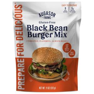 imageAugason Farms Black Bean Burger Mix Can Certified Gluten Free Emergency Food Supply Everyday Meals 38 Servings11 oz