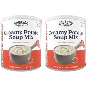 imageAugason Farms Cheesy Broccoli Soup Mix Can Emergency Food Supply Everyday Meals 38 ServingsCreamy Potato