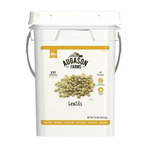 imageAugason Farms Lentil Beans Emergency Bulk Food Storage 4 Gallon Pail 231 ServingsFood Storage