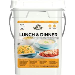 imageAugason Farms Lunch and Dinner Variety Pail Emergency Food Supply 4Gallon PailSupply