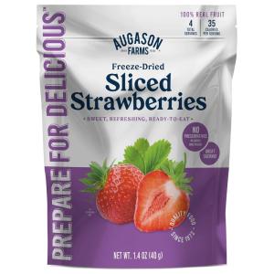 imageAugason Farms Freeze Dried Sliced Strawberries Can Emergency Food Supply Everyday Meals 18 ServingsStrawberries 141 oz