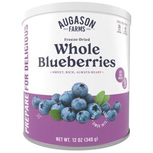 imageAugason Farms Freeze Dried Whole Blueberries Can Emergency Food Supply Everyday Meals 26 ServingsBlueberries 12 oz