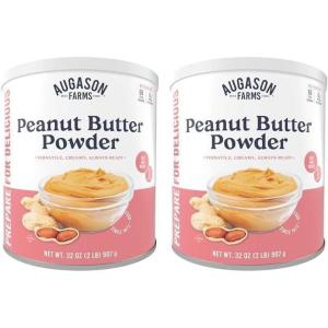 imageAugason Farms Peanut Butter Powder 2 lbs No 10 Can4 Pound Pack of 2