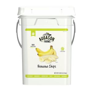 imageAugason Farms Sweetened Banana Chips Can Emergency Food Supply Everyday Meals 31 Servings Packaging May VaryBanana Chips 10 Lbs
